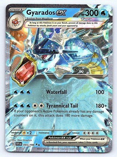 ⭐ Gyarados ex Holo 045/198 Scarlet & Violet Near Mint Pokemon