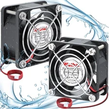 IP67 60mm x 25mm DC 12V Waterproof Small Fan Dual Ball High Speed DIY Cooling...