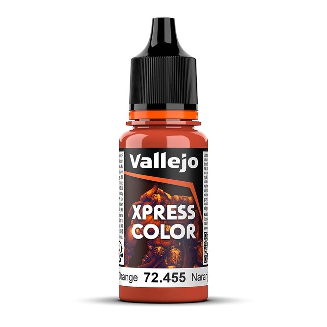 Vallejo 72.455 Chameleon Orange Acrylic Paint, 18 ml - New