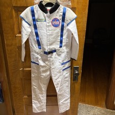 Disguise Astronaut NASA Space Explorer Costume Sz S 4 Jumpsuit Helmet Backpack