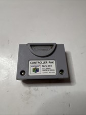 Nintendo 64 Controller pak pack NUS-004 N64 Memory Card Tested from Japan