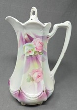 RS Prussia Chocolate Pot 1870-1914 8 3/4"