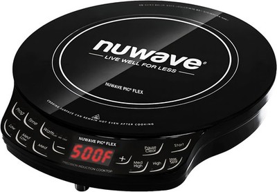 Nuwave Flex Precision Induction Cooktop, 6.5  Heating Coil, PIC Flex, Black