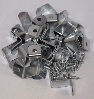 3/4'' Offset Clips Extra Heavy Duty with Screws 100 Pack