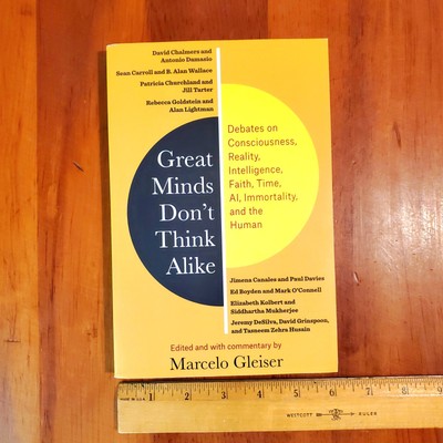 BRAND NEW Great Minds Don't Think Alike Debates ON AI FAITH Marcelo Gleiser Dont
