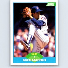 1989 Score Greg Maddux #119 Chicago Cubs