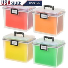 Stackable File Organizer Water-Resistant Durable Letter Legal Size Filing System