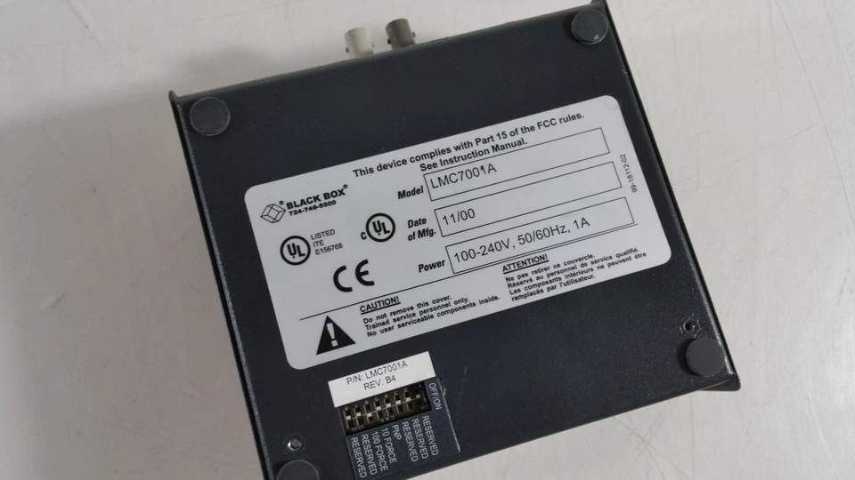 Convertitore Media Compatto LMC7001A Black Box 10/100Mbps - Immagine 2 di 4