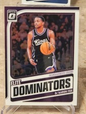 De'Aaron Fox 2024-25 Donruss Optic Elite Dominators Sacramento Kings #13