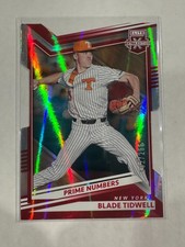2022 Panini Elite Extra Edition-Blade Tidwell #52 Prime Numbers C  Die-Cut /206