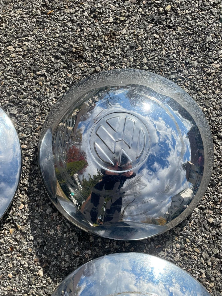 Volkswagen Transporter 1950 a 1968 cámper escarabajo perro plato tapacubos batidores óxido Foto 4 de 4