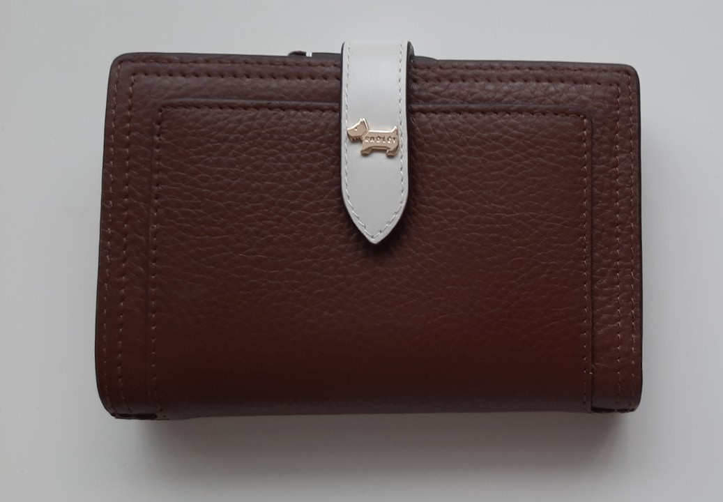 RADLEY - WILLIS STREET - BROWN  /  NATURAL LEATHER MEDIUM BIFOLD PURSE - RRP £79