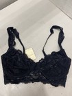 Free People Last Dance Demi Underwire Bra Size 32DD Black — photo 7
