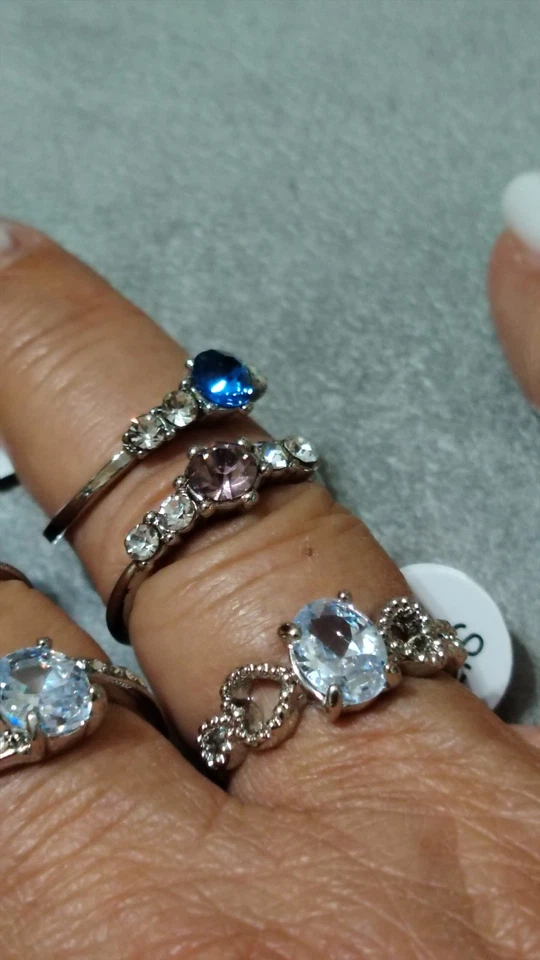 Anelli Placcato Argento - Immagine 3 di 4