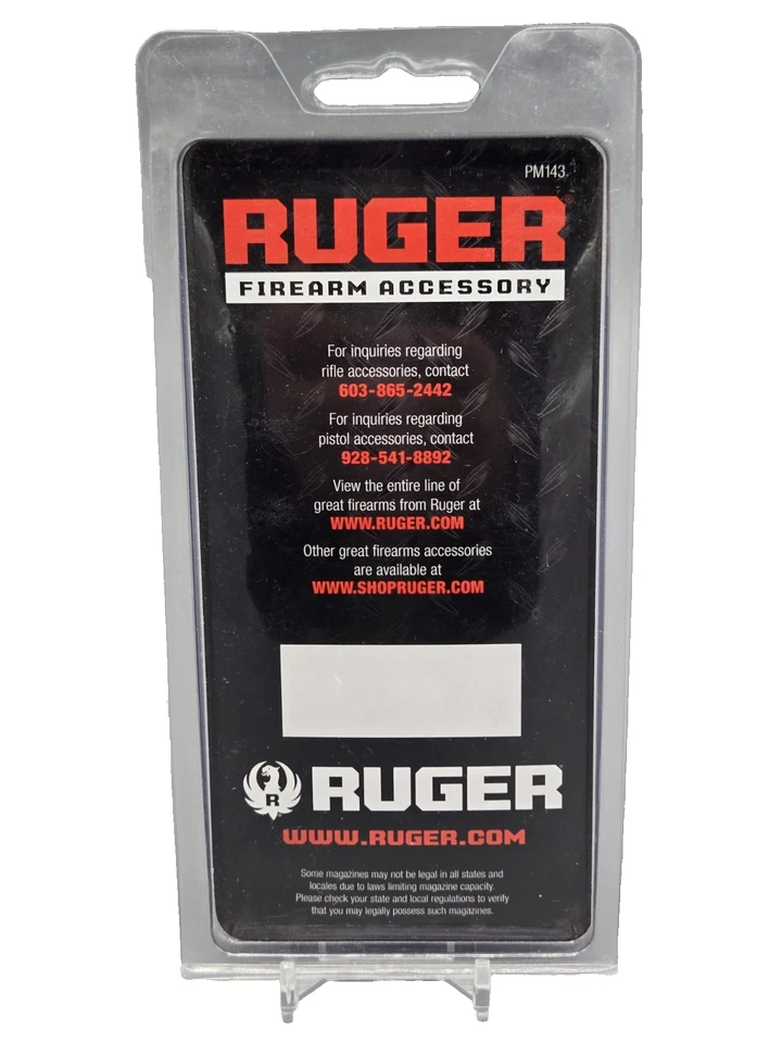 Ruger SR40C Blued steel, 9-Round .40 caliber magazine with Extended Floorplate - Image 2 of 4