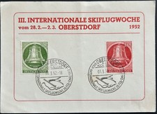 👉Gedenkkarte Skiflug Woche Oberstdorf 1952👈
