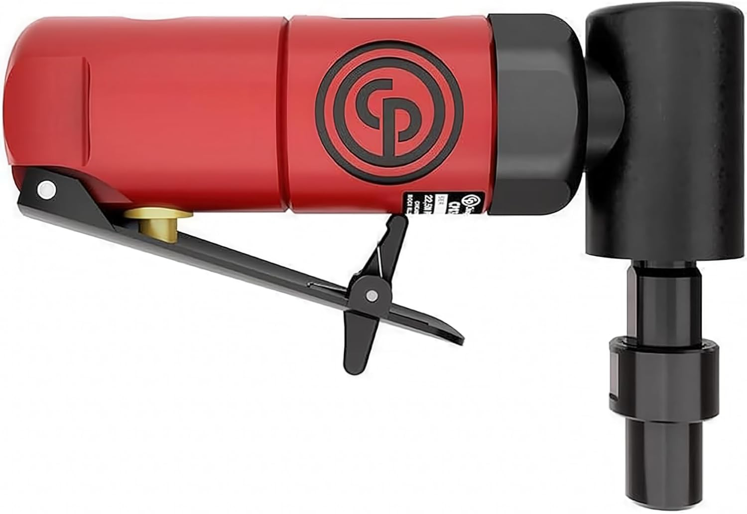 Chicago Pneumatic CP875 Air Angle Die Grinder: 1/4" Collet, 22,500 RPM (Heavy Du