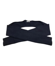 JIL SANDER          wool scarf navy J21GP0006 J14543