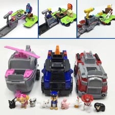 PAW Patrol Ride n Rescue Lot Complete Transforming Playset Skye Chase Marshall