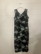 Vintage 80 s KY S Tropical Maxi Womens Hawaiian Dress XL