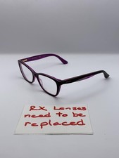 Vogue Eyewear Cat Eye Glasses Frames Womens 53-17-135 Black Purple VO2961 2019