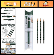 Perfect Pencil Refill Set - 3 Count #2 Lead, Sharpener & Extender - Art Supplies