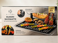 Silikon Backmatte Starter Set Klicksystem Wiederverwendbar Backunterlage B4