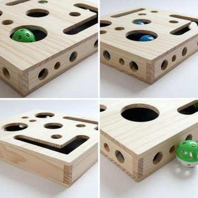 Kratzer Puzzle Anreicherungsbox Möbel schützen Kralle Spielzeug vielseitige Reparatur