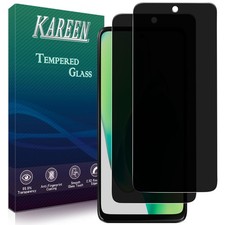 Moto G 5G 2025 Screen Protector Black Privacy Shield Phone Case Protector