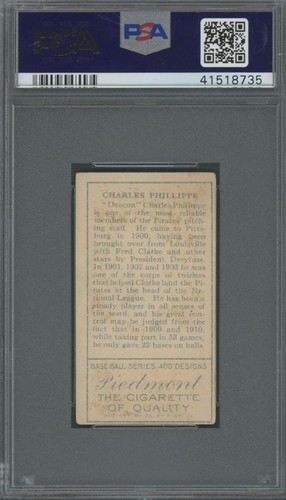 1911 Charles Phillippe T205 Gold Border - PSA 3.5 - Pittsburg Pirates - Photo 2/2
