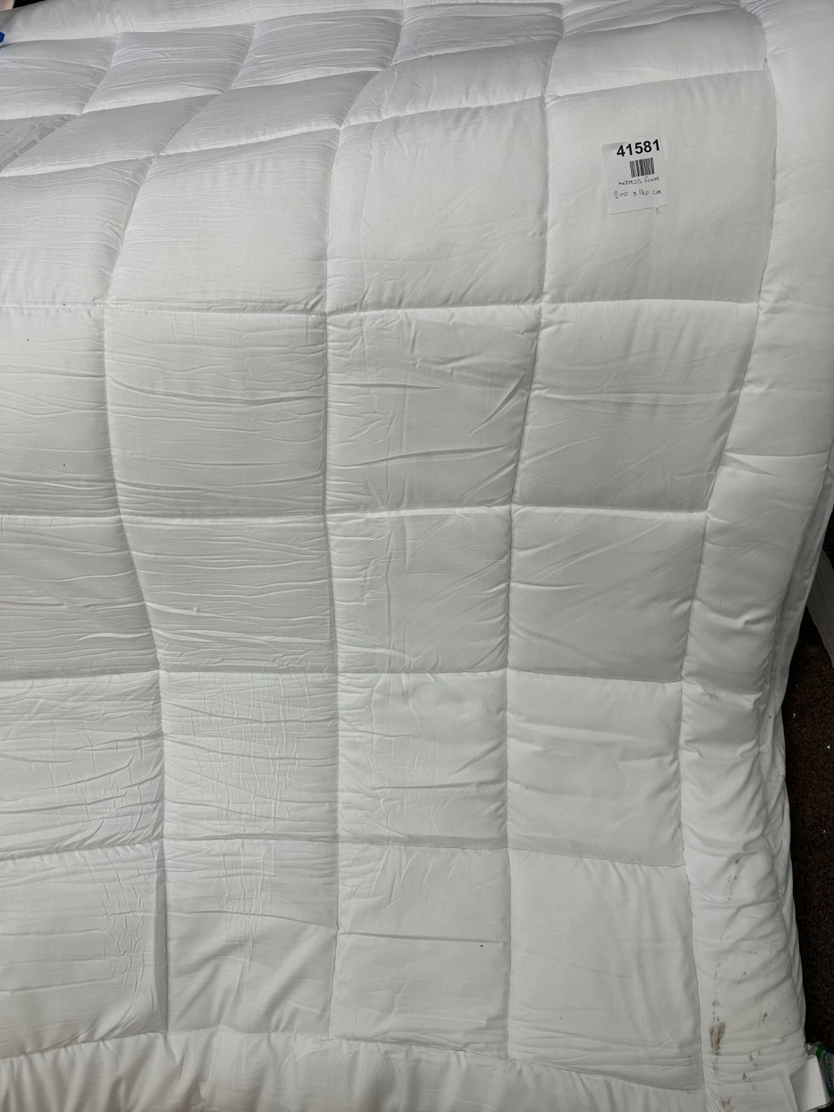 ELEMUSE Black Memory Foam Mattress Topper with Fluffy Pillow Top Cover, Mattress