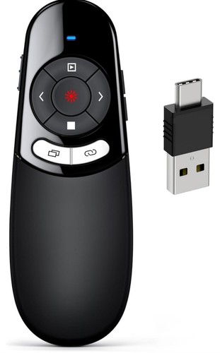 DINOSTRIKE 2 in 1 Type C and USB Presentation Clicker Powerpoint, Free Shipping! - Picture 1 of 7