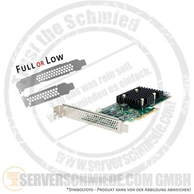 Broadcom 9560-16i 8GB 12G SAS NVMe Tri-Mode 2x SFF-8654 Raid Storage Controller 