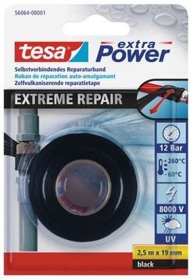 tesa Reparaturband ''Extreme Repair Tape'' 19 mm x 2,5 m schwarz