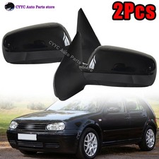 2pcs For Vw Bora Jetta Mk4 Golf 4 2002-08 Black Rear Mirror Assemblys Bluelens