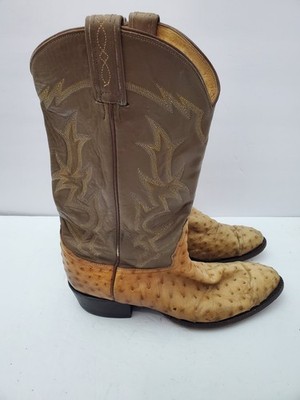 Tony Lama Vintage El Rey Mens cowboy boots Full Quill  display picture 1