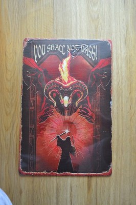 DER HERR DER RINGE Blechschild - Retro - Vintage - Filmplakat - Deko