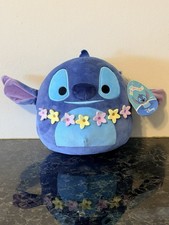 Squishmallows Disney Lilo Stitch Plush Toy 10 with Flower Lei- Tags attached