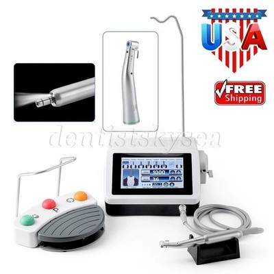 Surgical Implant Motor System Touch Screen 20:1 LED Contra Angle CE Dental