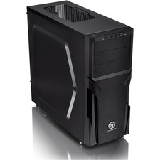 Thermaltake Versa H21 Mid-Tower Chassis, All Black Design