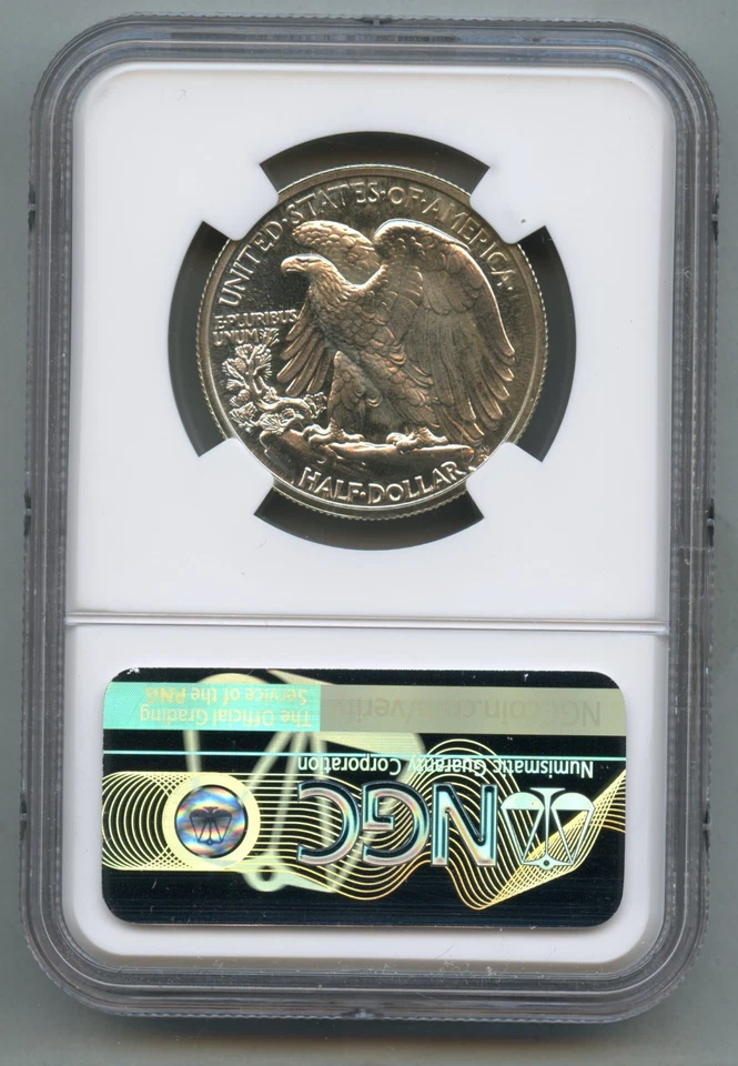 1940 Walking Liberty Silver Half Dollar NGC PF 66 - Image 2 of 4
