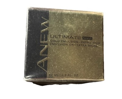 New Sealed Avon Anew Ultimate Night Gold Emulsion-Extra Rich 50 ML 1.7 FL OZ