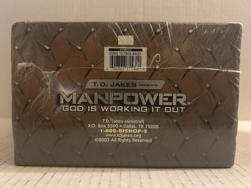 T.D. JAKES MANPOWER GOD IS WORKING IT OUT Six-Part Video Cassette Series VHS - Foto 12 di 12
