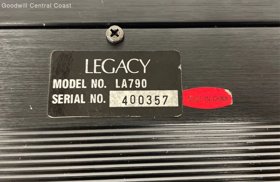 Amplificador de coche de dos canales American Legacy LA790 Foto 3 de 4