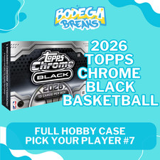 Victor Wembanyama-2025/26 Topps Chrome Black Basketball-8 Box Hobby CaseBreak #7