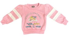 RARE Vintage Tootsie Roll Brand Baby Toddler Girl 80  s Graphic Sweatshirt 12M