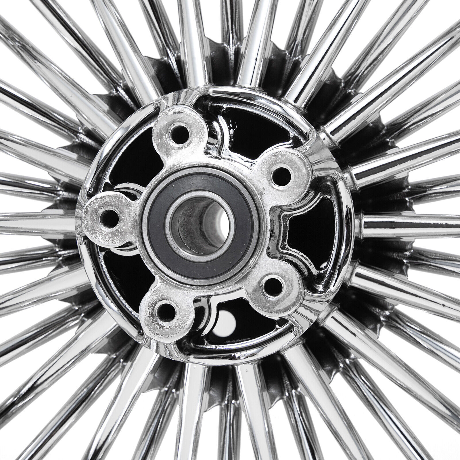 21X3.5 18X5.5 Fat Spoke Wheels for Harley Touring Road Street Glide 09