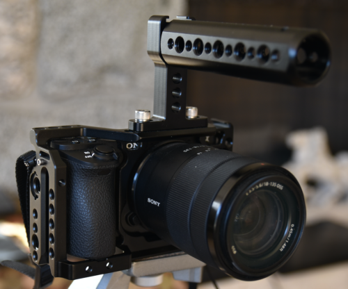 Sony a6500 with lens