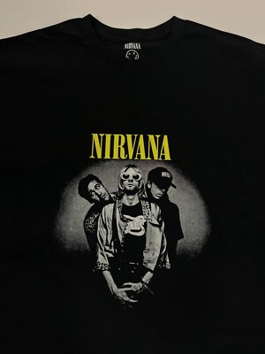 90s NIRVANA NEVERMIND Tシャツ  COBAIN Nirvana Nevermind Kurt Cobain Vintage T-shirt Men's Sz L