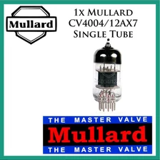 New 1x Mullard 12AX7 / CV4004 | One / Single Preamp Tube | Reissue